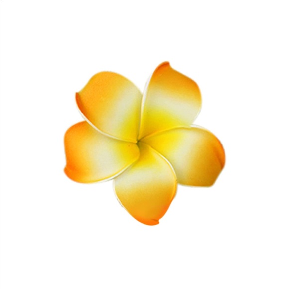 Hawaiian Flower Large Barrette Hair Clips (Pack of 5) - Picture 6 of 7